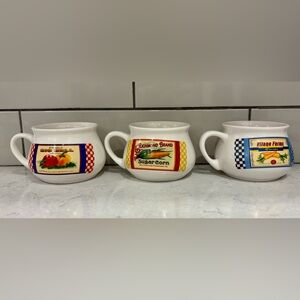 Vintage Dat’l Do-It Mugs-Set of 3